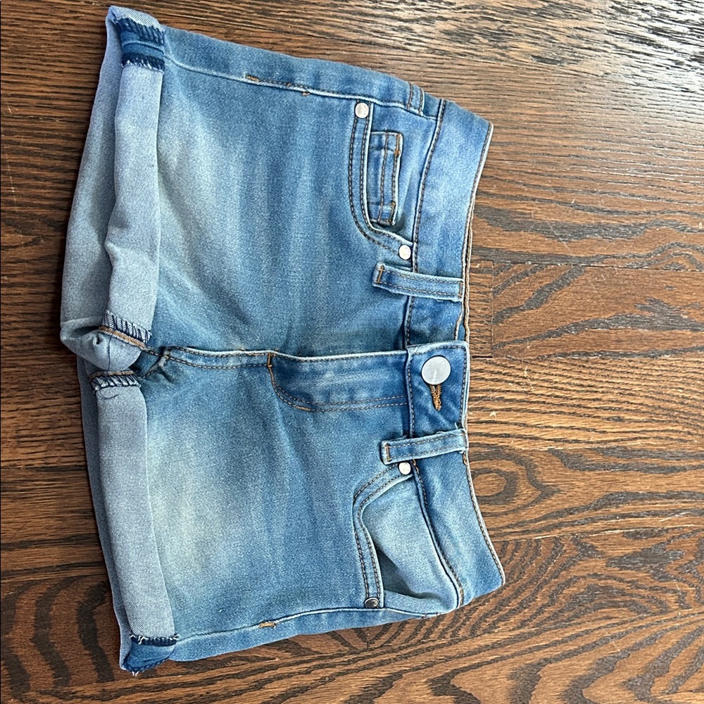 Joe's Jeans Light Blue Denim with Tan Stitching